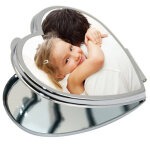 Ocadeau miroir coeur personnalis