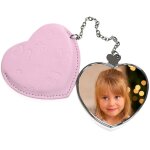Ocadeau miroir coeur rose photo