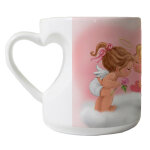 Ocadeau mug anse coeur renfonce