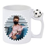 Ocadeau mug ballon foot photo