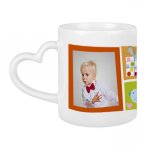 Ocadeau mug coeur montage love