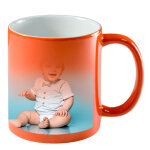 Ocadeau mug magique orange photo
