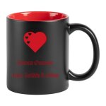 Ocadeau mug noir et rouge grav