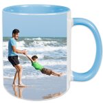 Ocadeau mug personnalis bleu ciel