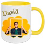 Ocadeau mug photo color jaune