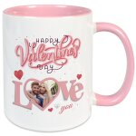 Ocadeau mug rose personnalis