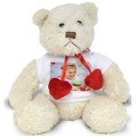 Ocadeau ours en peluche blanc love