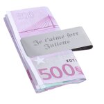Ocadeau pince  billets argente