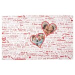Ocadeau plaid polaire love