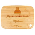 Ocadeau planche  dcouper bois grave