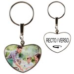 Ocadeau porte cl coeur 2 photos