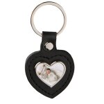 Ocadeau porte clés cuir coeur photo Ocadeau porte clés cuir coeur photo