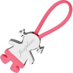 Ocadeau porte cl fille rose