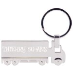 Ocadeau porte clef camion argenté Ocadeau porte clef camion argenté