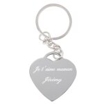 Ocadeau porte clef coeur grav