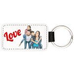 Ocadeau porte clef cuir rectangle