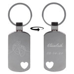 Ocadeau porte clef mtal naissance grav