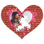 Ocadeau puzzle coeur thème amour Ocadeau puzzle coeur thème amour