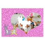 Ocadeau puzzle lapin amour Ocadeau puzzle lapin amour