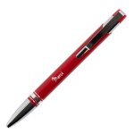 Ocadeau stylo bille rouge aluminium texte