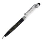 Ocadeau stylo strass noir grav