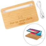 Ocadeau support smartphone chargeur gravé Ocadeau support smartphone chargeur gravé