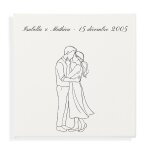 Ocadeau tableau personnalis couple minimaliste