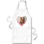 Ocadeau tablier fleur et coeur Ocadeau tablier fleur et coeur