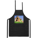 Ocadeau tablier personnalis noir