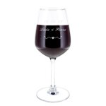 Ocadeau verre à vin rouge c?ur gravé Ocadeau verre à vin rouge c?ur gravé