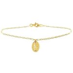 Augis bracelet pampille vierge miraculeuse 18cm (or jaune)