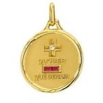 Augis mdaille d'amour ternel (or jaune)