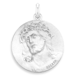 Becker m�daille christ ecce homo 18mm (argent)