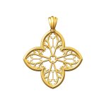 Manufacture mayaud croix rosace (or jaune)