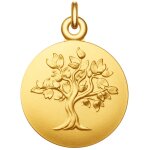 Manufacture mayaud mdaille arbre de vie plaqu or