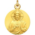 Manufacture mayaud mdaille bapteme christ - plaqu or