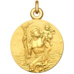 Manufacture mayaud mdaille bapteme saint christophe et jesus 9k