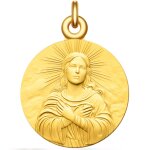 Manufacture mayaud mdaille bapteme vierge divine plaqu or