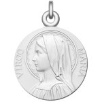 Manufacture mayaud mdaille bapteme vierge virgo maria argent
