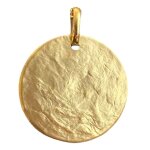 Manufacture mayaud m�daille la belle martel�e plaqu� or