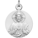 Manufacture mayaud m�daille  le christ - sacr� coeur  - vermeil
