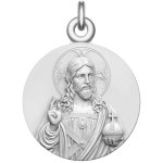 Manufacture mayaud mdaille christ salvator mundi argent