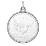 Manufacture mayaud mdaille colombe (argent & nacre)