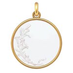 Manufacture mayaud mdaille les lys (or & nacre)