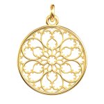 Manufacture mayaud médaille rosace de la cathédrale saint - jean de lyon d'exception en or jaune Manufacture mayaud médaille rosace de la cathédrale saint - jean de lyon d'exception en or jaune