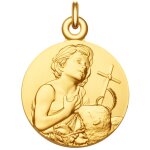 Manufacture mayaud mdaille saint jean - baptiste en plaqu or
