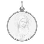 Manufacture mayaud mdaille vierge magnifique (argent & nacre)