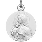 Manufacture mayaud mdaille vierge  l'enfant argent