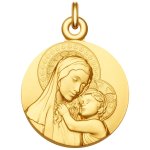 Manufacture mayaud mdaille vierge  l'enfant de botticelli