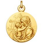 Manufacture mayaud m�daille vierge � l'enfant  le regard